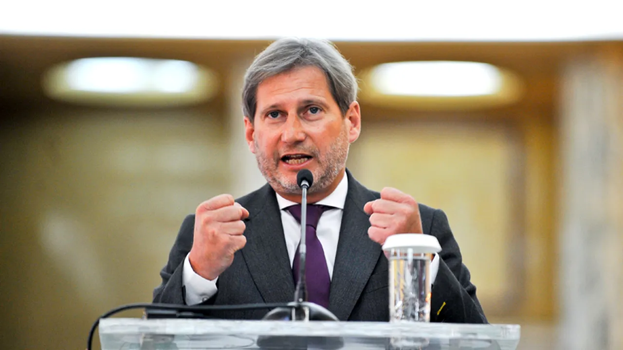 Comisarul european Johannes Hahn: Să adaptăm nava la Dunăre și nu Dunărea la navă