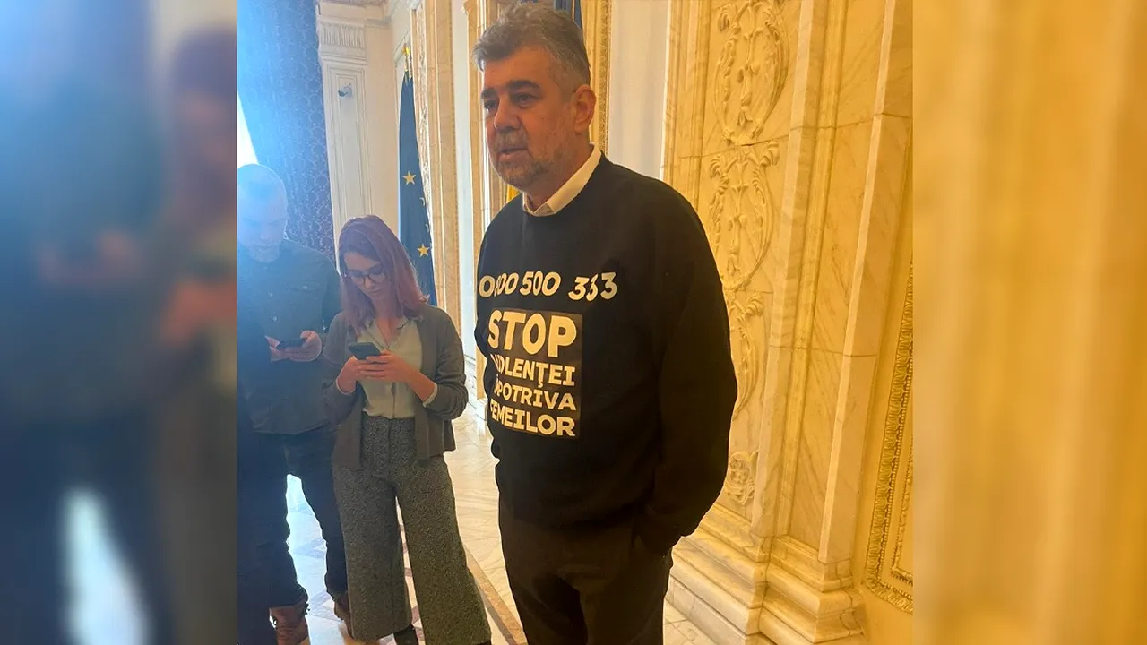 VIDEO | Apariție surprinzătoare în Parlament a lui Marcel Ciolacu/ Cum s-a afișat premierul la o zi după scandalul dintre Simion și Simonis