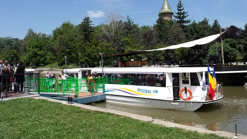 Primul oraș din România care are transport public pe apă cu vaporașul