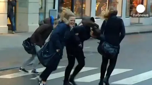 VIDEO. Imagini inedite surprinse pe o stradă dintr-un oraș norvegian
