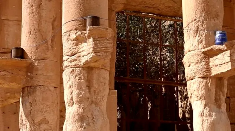 Imagini din satelit confirmă distrugerea de către gruparea Stat Isalmic a celui mai important MONUMENT din Palmira