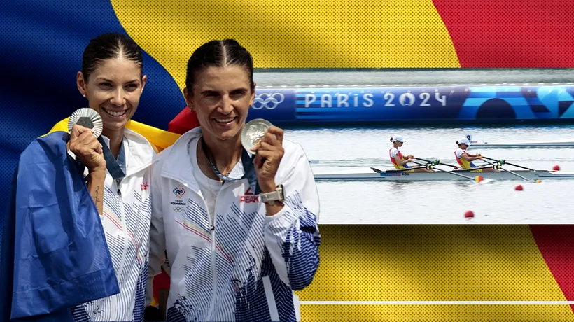 România a cucerit a ȘASEA medalie la Jocurile Olimpice de la Paris. Ionela Cozmiuc și Gianina van Groningen obțin argintul pentru barca de dublu vâsle