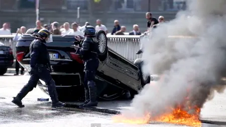 Taximetriști francezi vor 