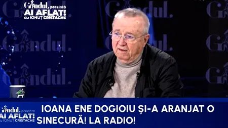 Cristoiu nu o iartă pe Ioana Ene Dogioiu pentru SINECURA de la Radio: Mă înnebunise “colonăleasa” cu intransigența/Când ești Robespierre, nu te duci