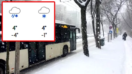 Meteorologii Accuweather anunță o iarnă cum n-a mai fost în București. Câte zile ninge în ianuarie și februarie 2025