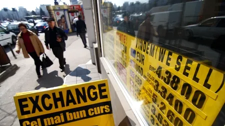 Cursul oficial al leului, la un nou maxim istoric: 4,4168 lei/euro. Un dealer, pentru gândul: 