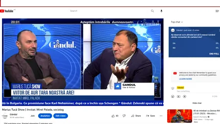 Poll Marius Tucă Show: „Ați observat ca în ultimele luni să fi crescut numărul câinilor comunitari din cartierul dumneavoastră?”