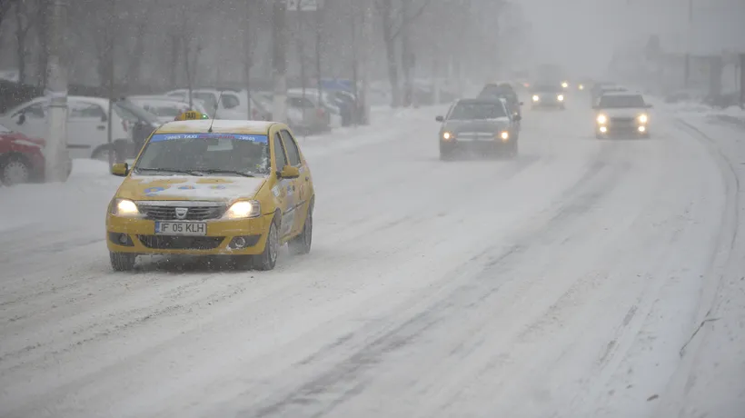 VREMEA. Viscolul în București în CINCI IMAGINI sugestive