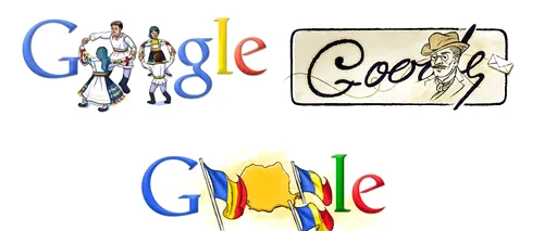 DOODLE 4 GOOGLE: ROMÂNIA MEA ESTE.... Ce schimbări de logo a mai făcut Google pentru România