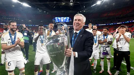 Carlo Ancelotti e singurul antrenor care a câștigat cinci TROFEE ale Ligii Campionilor: „Visul continuă”