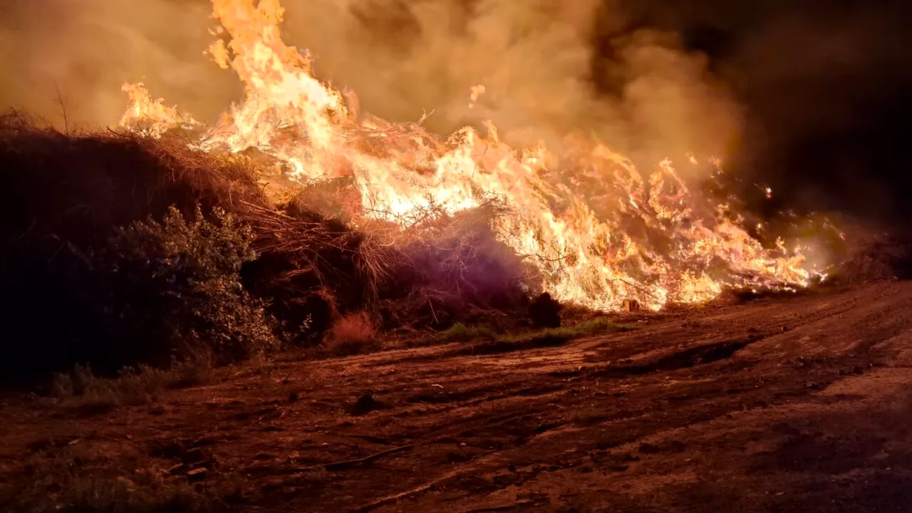 Un incendiu de proporții a izbucnit la groapa de GUNOI de lângă municipiul Galați, la fel ca și anul trecut. Cât a durat atunci stingerea focarelor