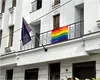 Drapelul LGBT a fost arborat pe clădirea Delegației UE în Republica Moldova, pentru a marca Ziua internațională împotriva Homofobiei