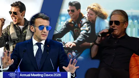 Premierul Keir Starmer râde de ochelarii „Top Gun“ purtați de Macron la Davos: „Vorbește cu mine, Goose”