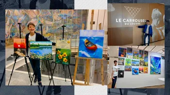POVESTEA singurului copil român cu expoziții la UNESCO Paris, Dubai și Praga. Din atelierul „Mânuțe Fermecate” pe marile „tablouri” ale lumii
