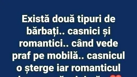 BANCUL ZILEI | Bărbatul casnic VS bărbatul romantic