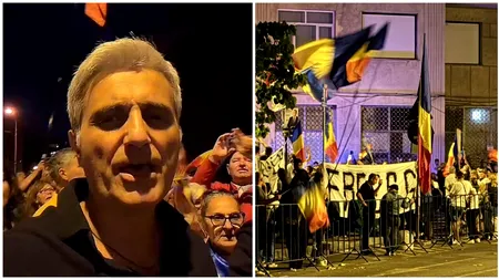Jurnalistul Robert Turcescu participă la protestele de susținere pentru Călin Georgescu