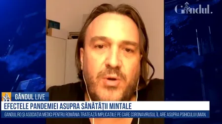Webinar interactiv „Gândul” și Asociația „Medici pentru România”. Psihoterapeutul Bogdan Mera: Revenirea la viața normală după pandemie se va face lent