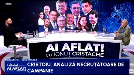 Ion Cristoiu: „Nici măcar celebrele dezbateri dinaintea turului doi nu au schimbat nimic înainte de vot”