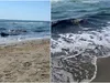 Alertă la Marea Neagră. Mai mulți turiști au reclamat un miros greu și apă de culoare suspectă pe o plajă din Mamaia Nord