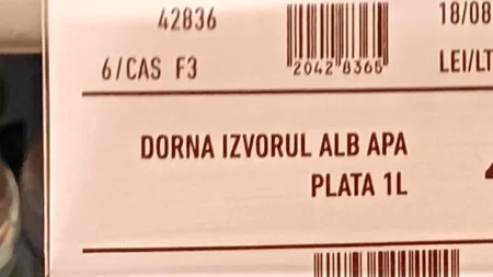 Cât a ajuns să coste o sticlă de apă plată, în Mega Image. Reacția APC România: 