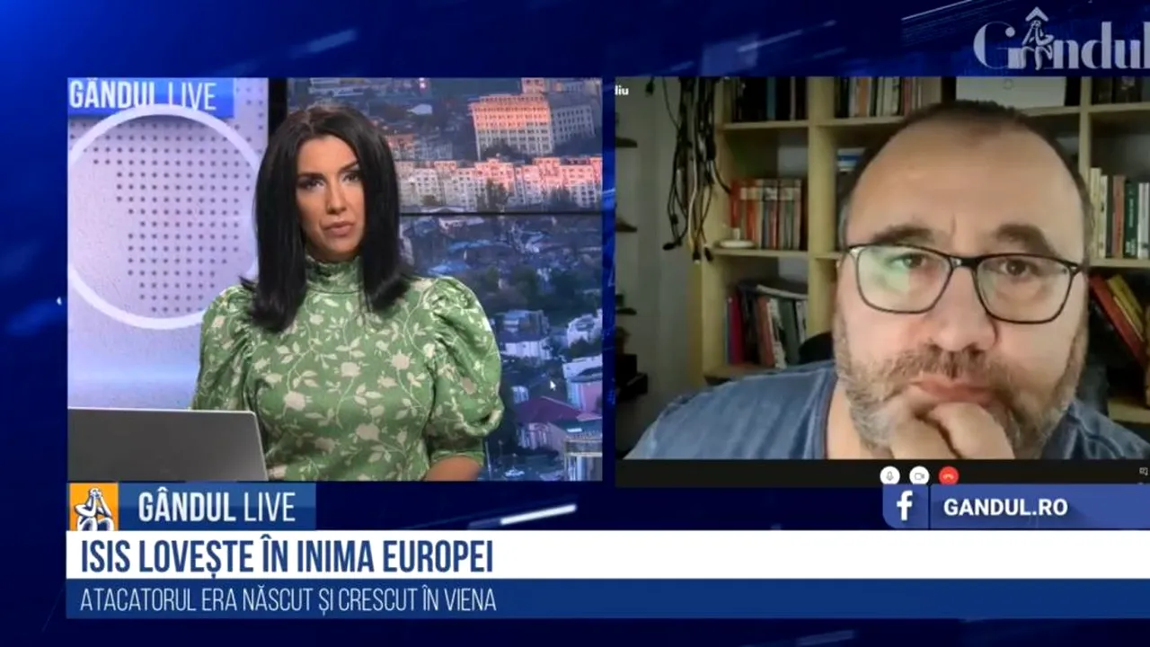 GÂNDUL LIVE. Andi Radiu, jurnalist român din Viena: Centrul capitalei este sigilat! / Atacul a fost haotic, forțele de ordine s-au mobilizat în ultima clipă