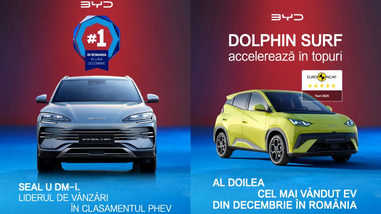 (P) De la lider global la performer local: BYD își consolidează poziția pe piața din România și încheie anul în forță cu 1.905 vânzari