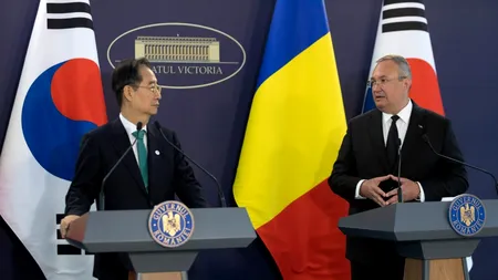 FOTO-VIDEO. Premierul Coreei de Sud, Han Duck-soo, vizită oficială în România / Întrevederi cu Ciucă, Ciolacu și Iohannis, pe agendă