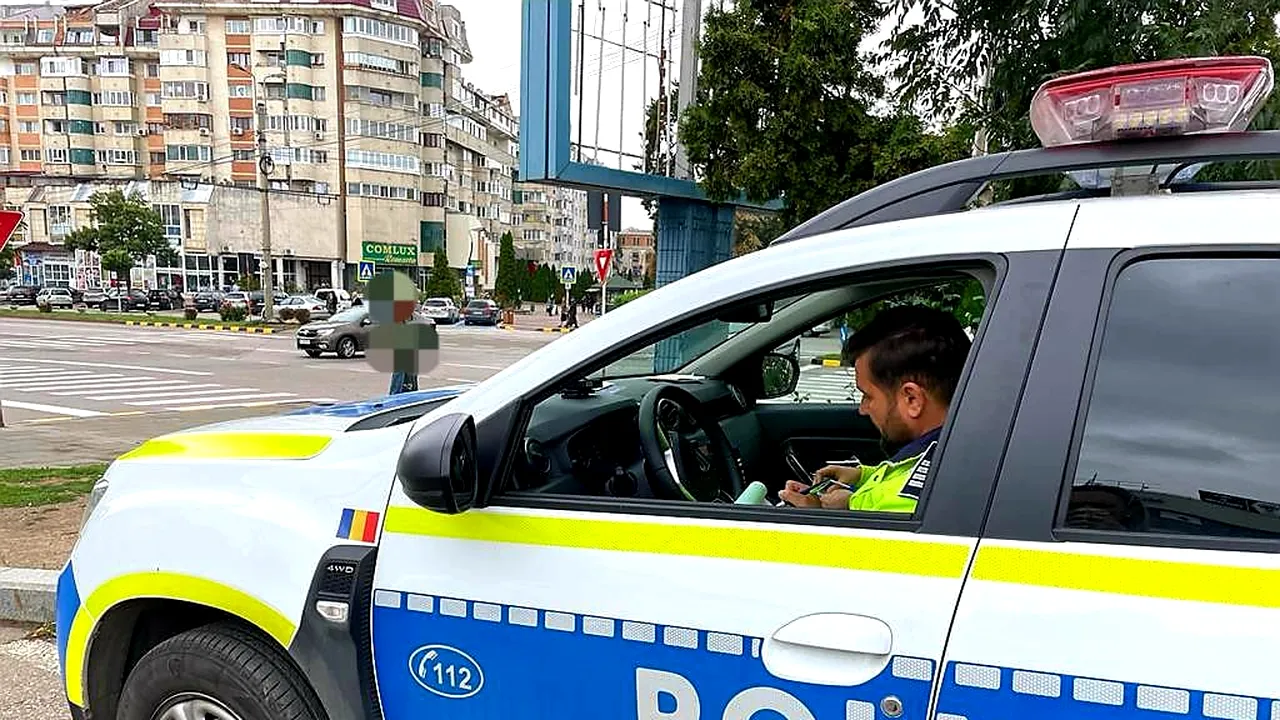Un polițist a dat cu mașina peste o tânără, pe o trecere de pietoni din orașul Gherla