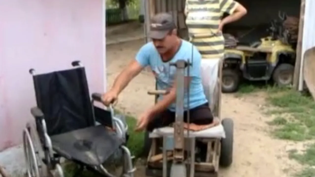 A rămas fără picioare la 25 de ani, dar acum reușește să dea o lecție de viață tuturor. 