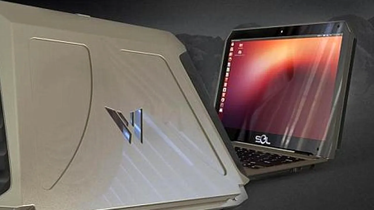 SOL, laptopul care se încarcă de la soare în doar două ore