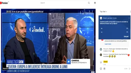 POLL Marius Tucă Show: Creșterea taxelor și impozitelor va duce la concedieri și falimentul firmelor mici și mijlocii?