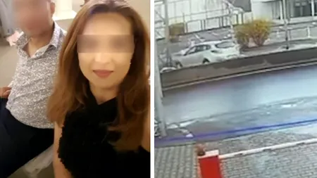 VIDEO | Un șofer și-a ucis soția, intrând intenționat cu mașina într-o pasarelă din Pipera. Momentul șocant, surprins de camerele de supraveghere