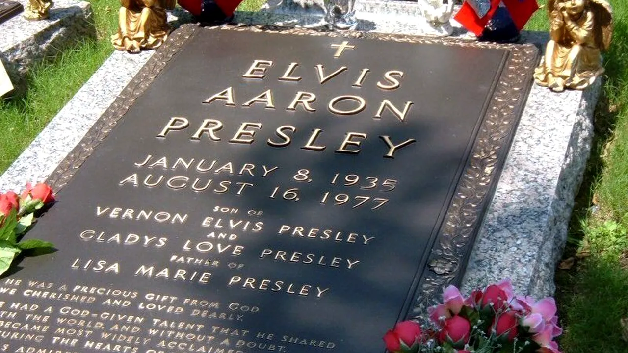 Cripta în care a fost înmormântat Elvis Presley, retrasă dintr-o licitație