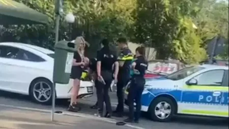 VIDEO | Sonia Ferrari, nepoata lui Nicolae Guță, prinsă la volan fără permis - surse