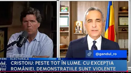 Călin Georgescu față în față cu Tucker Carlson: Sistemul român n-a făcut decât să pună în practică decizia din afară și anume să mă interzică pe mine