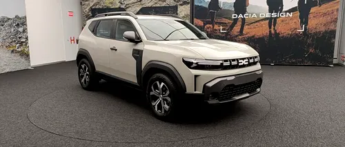 PREȚUL de pornire pentru noua Dacia Duster. Va putea fi comandată începând din martie