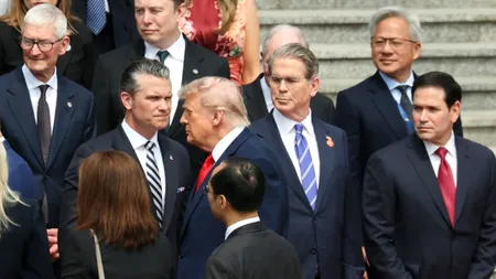 Delegația impresionantă de oameni de afaceri pe care Trump a luat o cu el in China. Musk, șefii Nvidia și Apple, în centrul negocierilor la Beijing