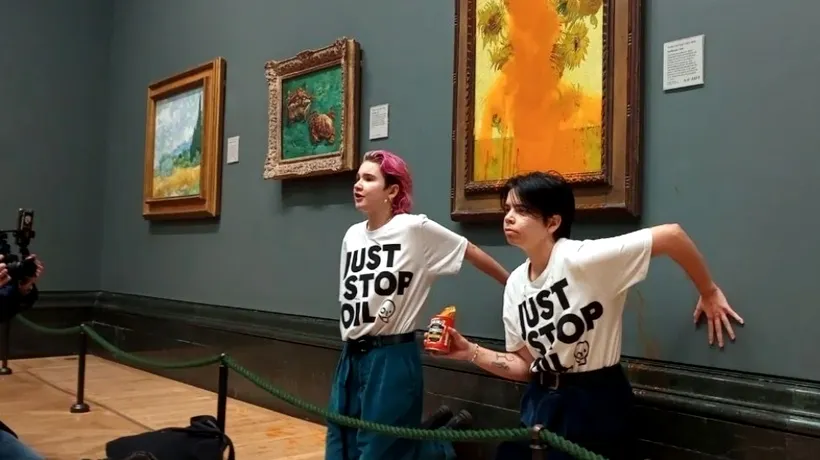 Mai mult de 90 de muzee critică acțiunile activiștilor pentru mediu care vizează lucrări de artă