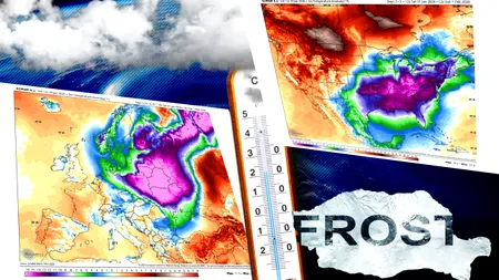 Vortexul polar aduce temperaturi și de -20 de grade în România. Care sunt zonele vizate