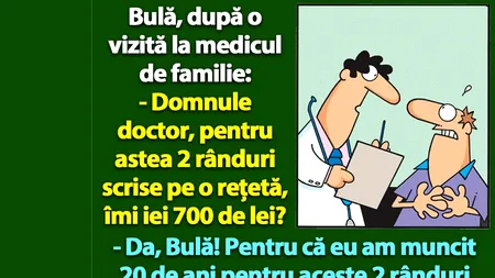 BANC | Bulă, la doctor: 