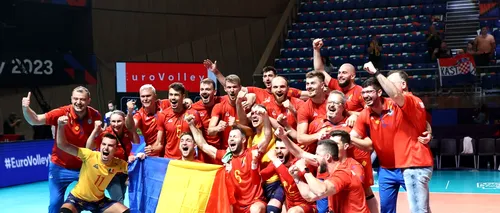 România, în SFERTURILE Euro 2023 la volei masculin! Victorie incredibilă în fața Croației
