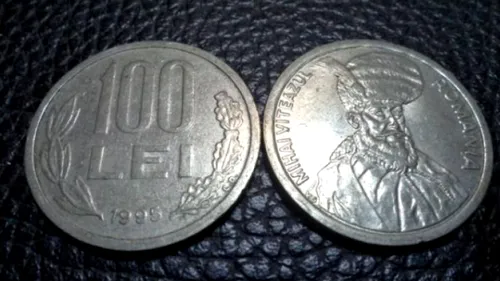 Mai ții minte moneda de 100 de lei, din 1994, cu chipul lui Mihai Viteazul? Se vinde cu 110.000 de euro acum, în 2022