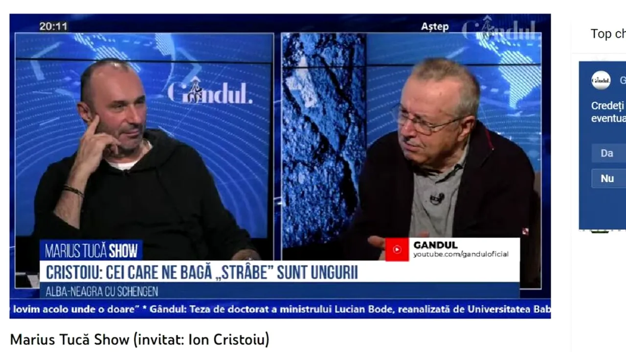 Poll Marius Tucă Show: „Credeți că România este pregătită să facă față unui eventual blackout?”