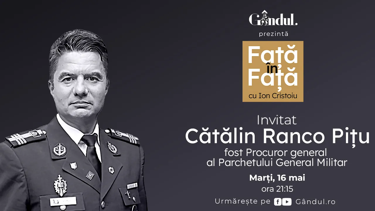 „Față în față cu Ion Cristoiu” începe marți, 16 mai, de la ora 21.15. Invitat: Cătălin Ranco Pițu