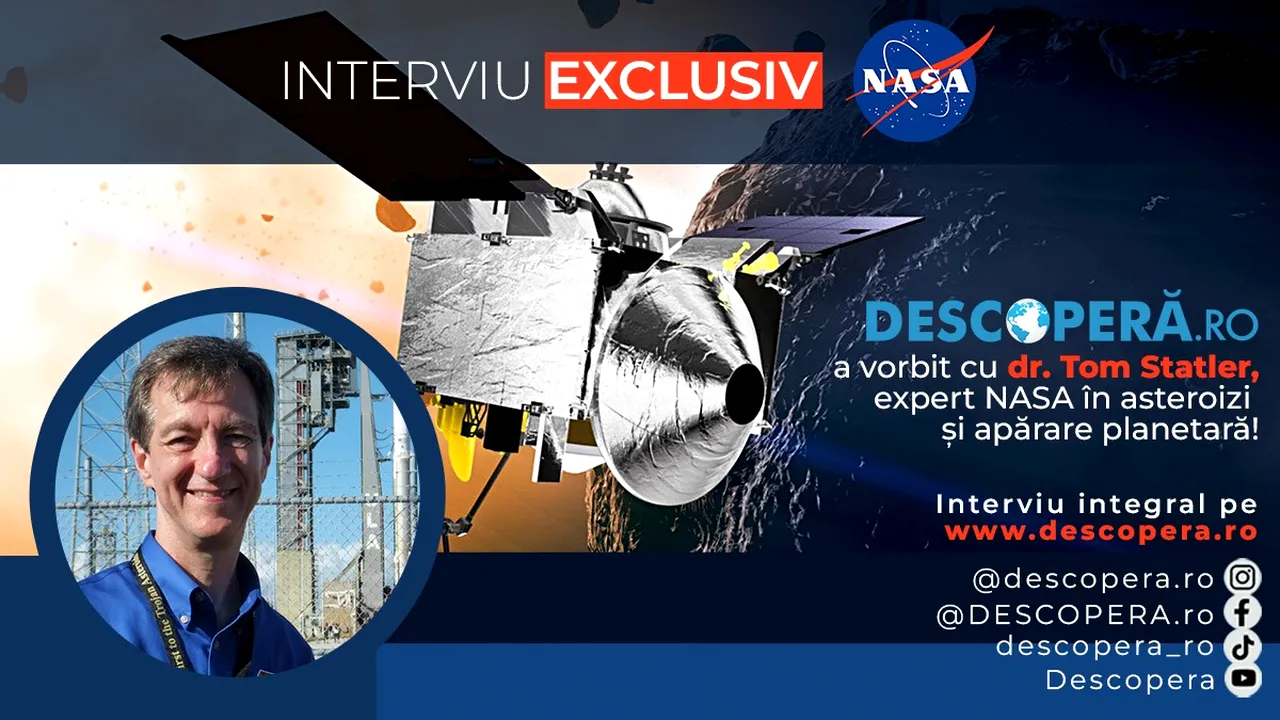 Interviu EXCLUSIV: DESCOPERĂ.RO a aflat de la NASA totul despre OSIRIS-REx!