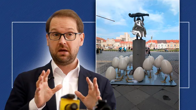 În anul austerității, Fritz sparge la Timișoara sume monstru pentru decoruri de Paște. Prețul unui ou sare de 500 de euro. În opoziție, USR critica decorurile și ONG-urile #rezist porneau petiții