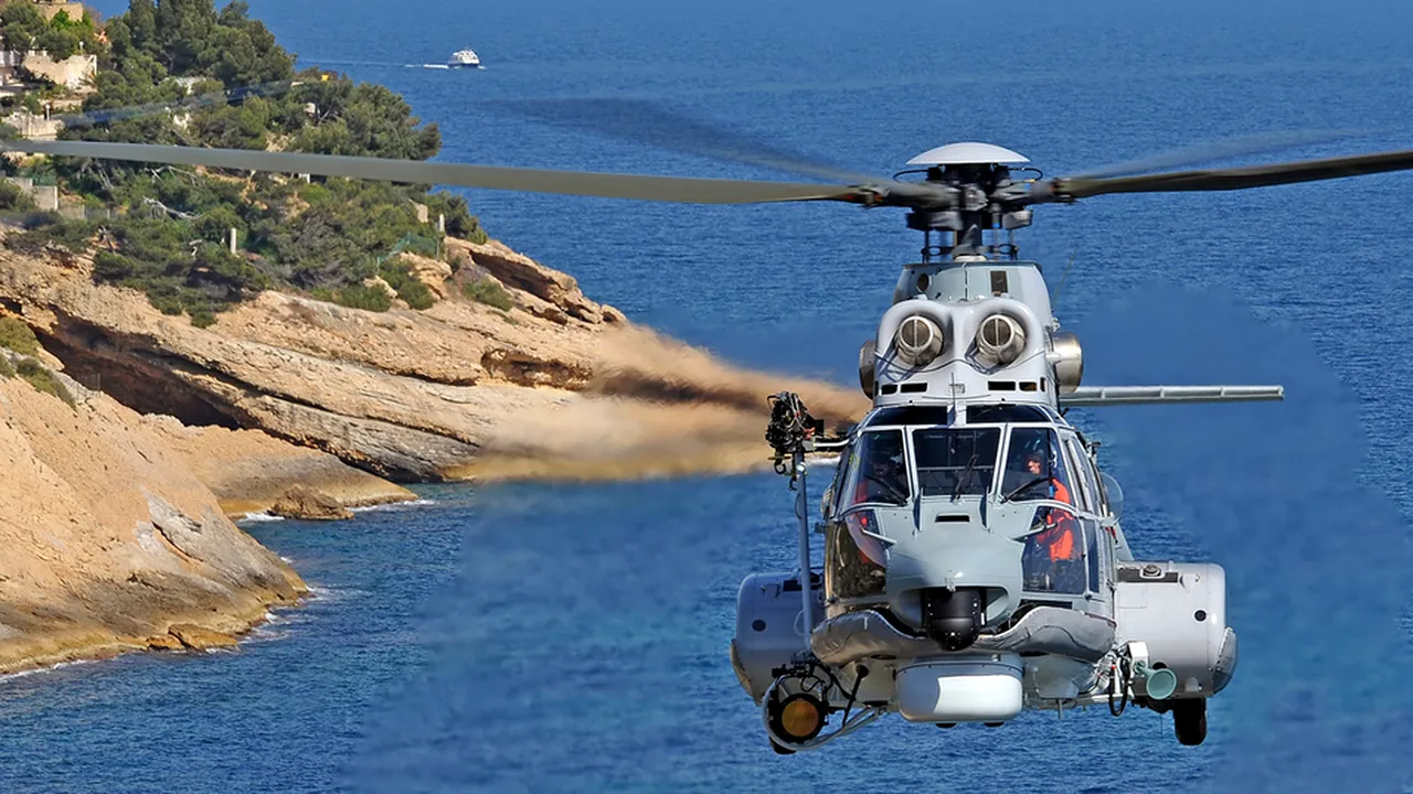 Un elicopter fabricat în România expus de Airbus Helicopters la o expozitie în SUA