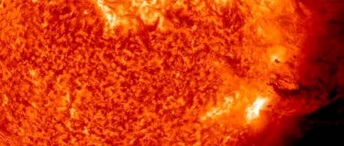 NASA a filmat DOUĂ ERUPȚII SOLARE uriașe - VIDEO