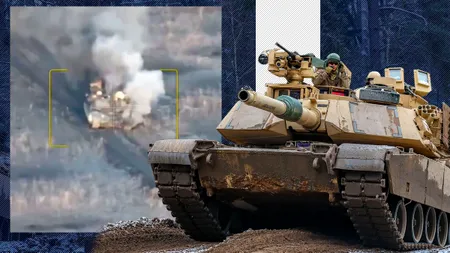 Cum au distrus rușii tancurile americane pentru care România este gata să plătească un miliard de dolari. Mărturii de pe frontul ucrainean