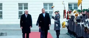 Klaus Iohannis, primit la PALATUL Bellevue de președintele german Frank-Walter Steinmeier